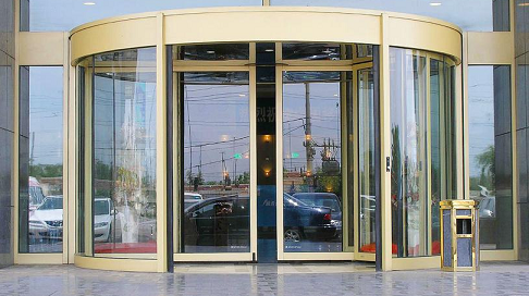 甘肃旋转门：通行快外观美，成商业建筑独特的风景线！